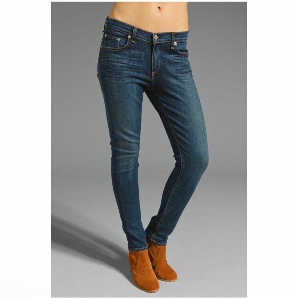 Rag & Bone The Dash Preston Wash Skinny Jeans Size 27